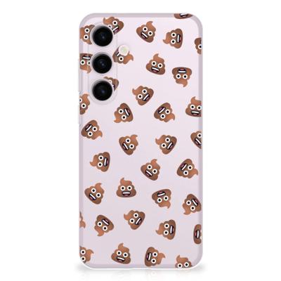 TPU bumper voor Samsung Galaxy S24 Plus Poep Emojis TPU bumper voor Samsung Galaxy S24 Plus Poep Emojis