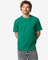 HEMA Heren T-shirt Relaxed Fit Felgroen (felgroen)