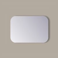 Spiegel Rechthoek Sanicare Q-Mirrors Afgeronde Hoeken 60x120 cm PP Geslepen Incl. Ophanging Sanicare - thumbnail