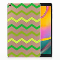 Samsung Galaxy Tab A 10.1 (2019) Hippe Hoes Zigzag Groen