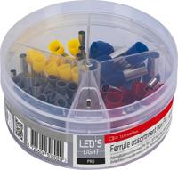 Adereindhulzen assortiment set - 5 Maten van 4mm² tot 16mm²- 225 Stuks