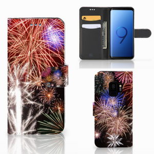 Samsung Galaxy S9 Wallet Case met Pasjes Vuurwerk