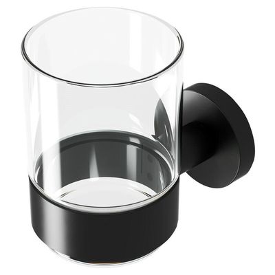 Geesa Nemox Glashouder met glas Zwart 916502-06