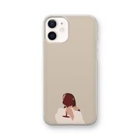 I drink wine: iPhone 12 Transparant Hoesje