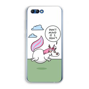 Unicorn: Honor 10 Transparant Hoesje