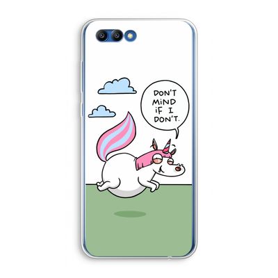 Unicorn: Honor 10 Transparant Hoesje