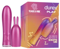 Durex Tease & Vibe - 2 In 1 Vibrator And Teaser - thumbnail