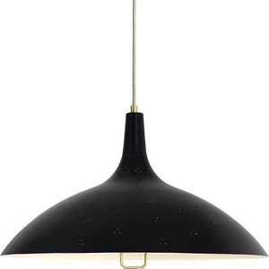 Gubi Tynell 1965 Hanglamp - Messing & Mat zwart