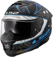 LS2 integraalhelm "ff808 stream ii galdam". helmet ff808 stream ii galdam xl bl./blue