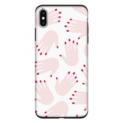 Hands pink: iPhone XS Max Tough Case