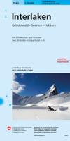 Toerskikaart 254S+244S Interlaken / Esch | Swisstopo