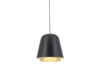 Artdelight Design hanglamp Santiago Ø 35cm zwart met goud HL 324 ZW-GO