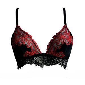 AMBRA Lingerie BH's Platinum Royale Triangel BH zwart/rood 0631