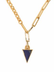 Missoma collier en chaîne à pendentif triangulaire - Or