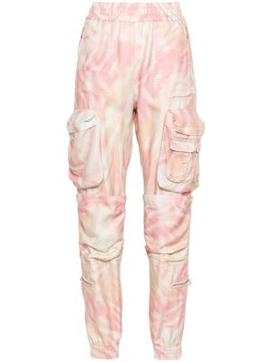 Diesel pantalon P-Mirow à imprimé zébré - Rose