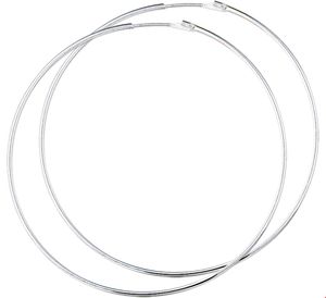 TFT Creolen Ronde Buis Zilver Glanzend 1.5 mm x 44 mm