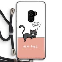 GSM poes: Xiaomi Mi Mix 2 Transparant Hoesje met koord