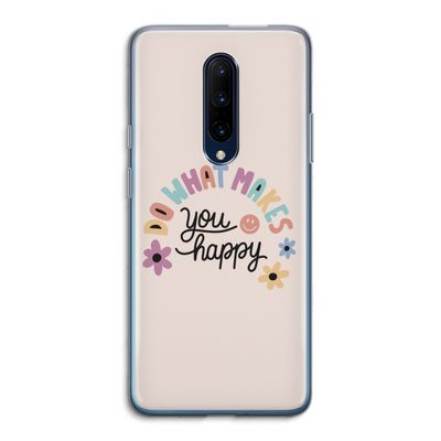 Happy days: OnePlus 7 Pro Transparant Hoesje
