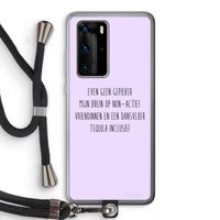 Tequila: Huawei P40 Pro Transparant Hoesje met koord
