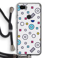 8-bit N°9: Pixel 3a Transparant Hoesje met koord