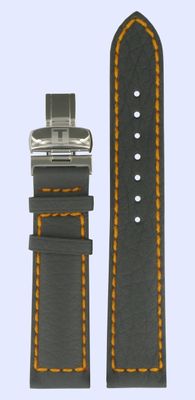 Horlogeband Tissot T600013030 Leder Grijs 20mm