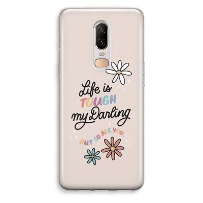 Tough Life: OnePlus 6 Transparant Hoesje