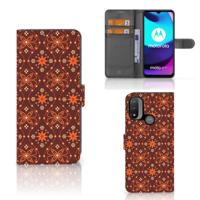 Motorola Moto E20 | E30 | E40 | Telefoon Hoesje | Batik Brown