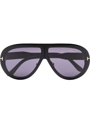 TOM FORD Eyewear lunettes de soleil Troy à monture pilote - Noir