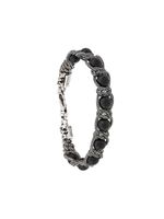 Emanuele Bicocchi bracelet orné de perles - Noir - thumbnail