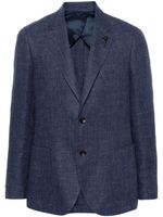 Lardini blazer à simple boutonnage - Bleu - thumbnail