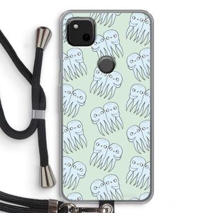 Octopussen: Pixel 4a Transparant Hoesje met koord
