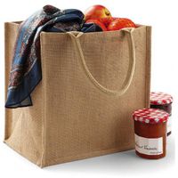 Jute boodschappentas/shopper - klein - 30 x 30 x 19 cm Jute boodschappentas/shopper - klein - 30 x 30 x 19 cm