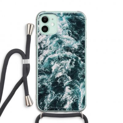 Zee golf: iPhone 11 Transparant Hoesje met koord
