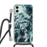 Zee golf: iPhone 11 Transparant Hoesje met koord