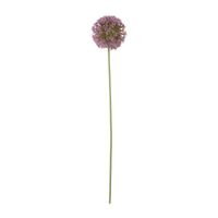 Kunstbloem allium - paars - 64 cm