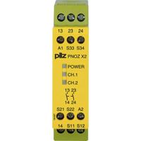 PILZ PNOZ X2 24VAC/DC 2n/o Veiligheidsschakelapparaat 2x NO (b x h x d) 22.5 x 87 x 121 mm 1 stuk(s)