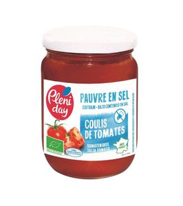 Pleniday Tomatensaus zoutarm bio (200 gr)