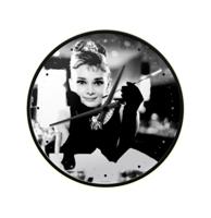 Wandklok Breakfast At Tiffany&apos;s Audrey Hepburn LAATSTE STUKS