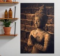 Canvas schilderij Boeddha figuur