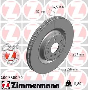 Remschijf Coat Z 400550020