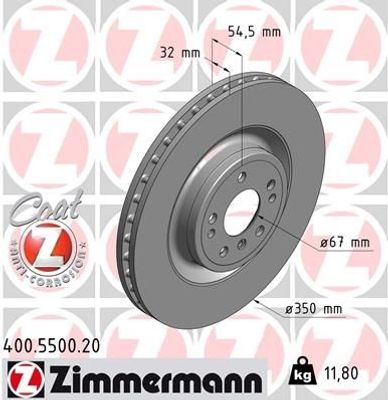 Remschijf Coat Z 400550020