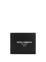 Dolce & Gabbana portefeuille en cuir à logo imprimé - Noir - thumbnail