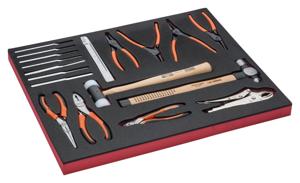 Bahco Foaminlay Fit&Go 3/3 met tangen - 18-delig - FF1A72