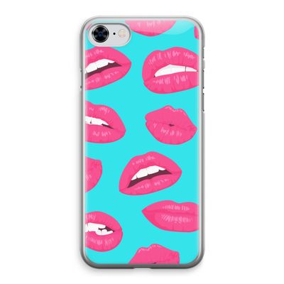 Bite my lip: iPhone 8 Transparant Hoesje