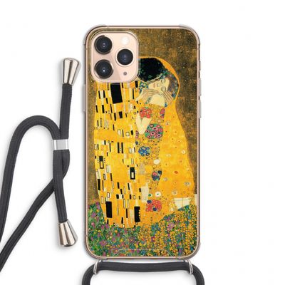 Der Kuss: iPhone 11 Pro Transparant Hoesje met koord