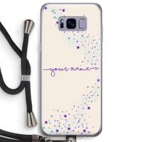 Sterren: Samsung Galaxy S8 Plus Transparant Hoesje met koord