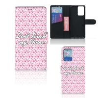 Xiaomi Redmi Note 10 Pro Portemonnee Hoesje Flowers Pink DTMP