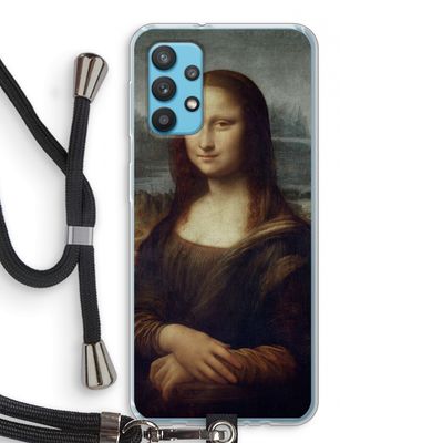 Mona Lisa: Samsung Galaxy A32 4G Transparant Hoesje met koord