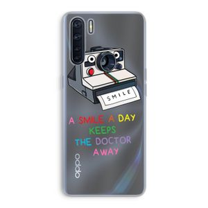 Smile: Oppo A91 Transparant Hoesje