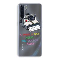 Smile: Oppo A91 Transparant Hoesje